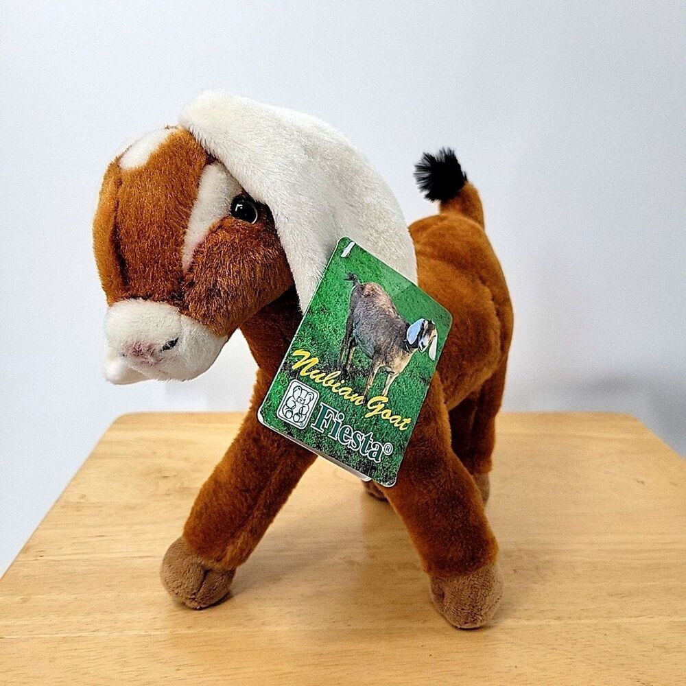 Fiesta Nubian Goat 12 Inch Plush Stuffed Animal Toy 2015